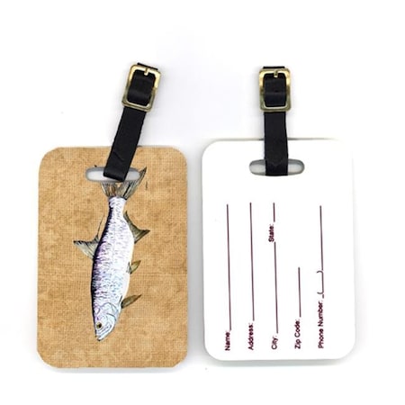 Carolines Treasures Carolines Treasures 8804BT 4 x 2.75 in. Pair of Tarpon Luggage Tag 8804BT